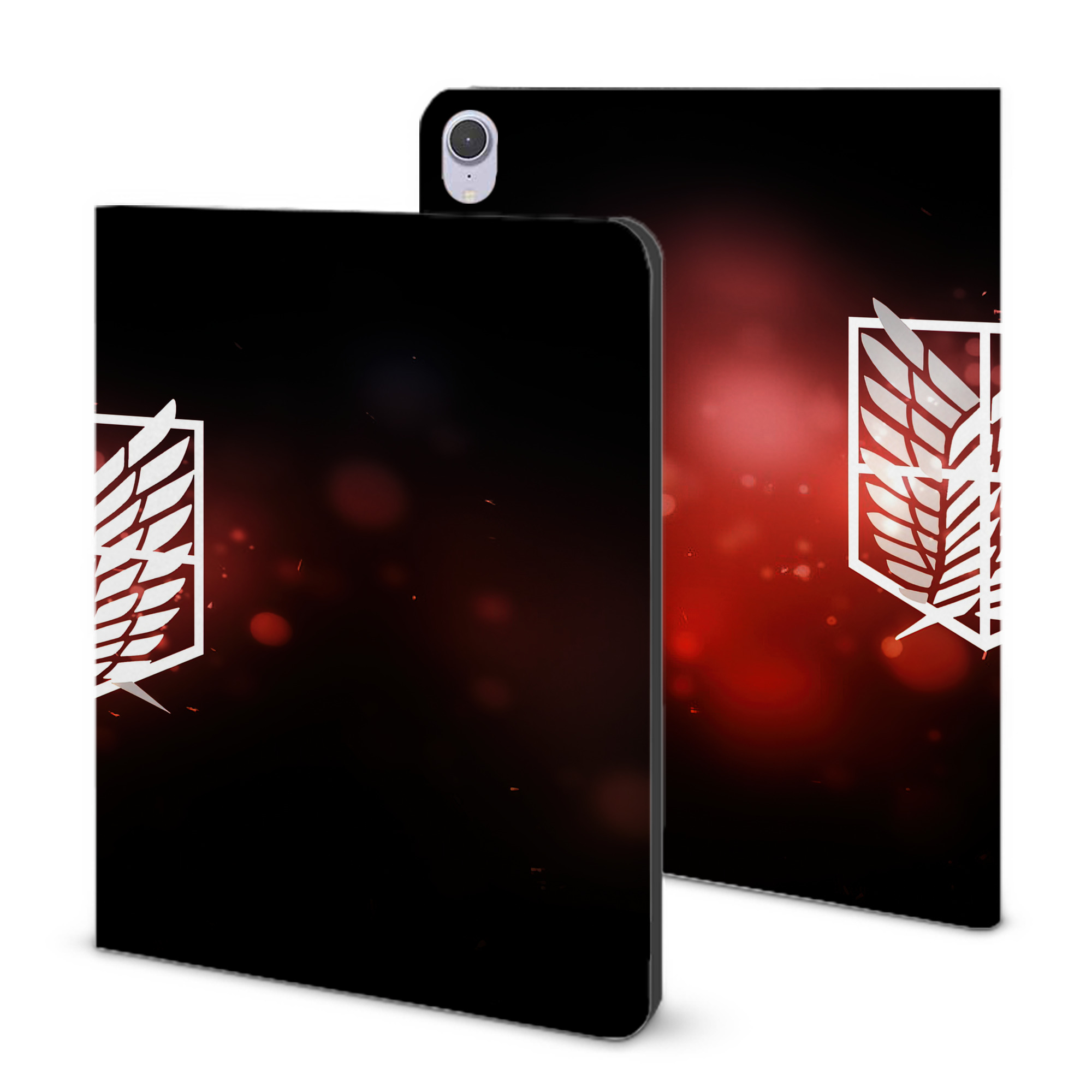 （画像用） 進撃の巨人 Attack on Titan IPad ケース ブック型 PUレザー TPU 耐衝撃 軽量 薄型 ペン収納なし 全面保護 IPad 各モデル対応